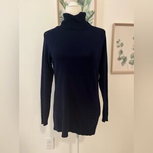 Carolyn Taylor Sweater Size S Navy Long Sleeve